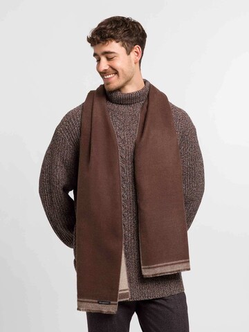 bugatti Schal in Braun: Vorderseite