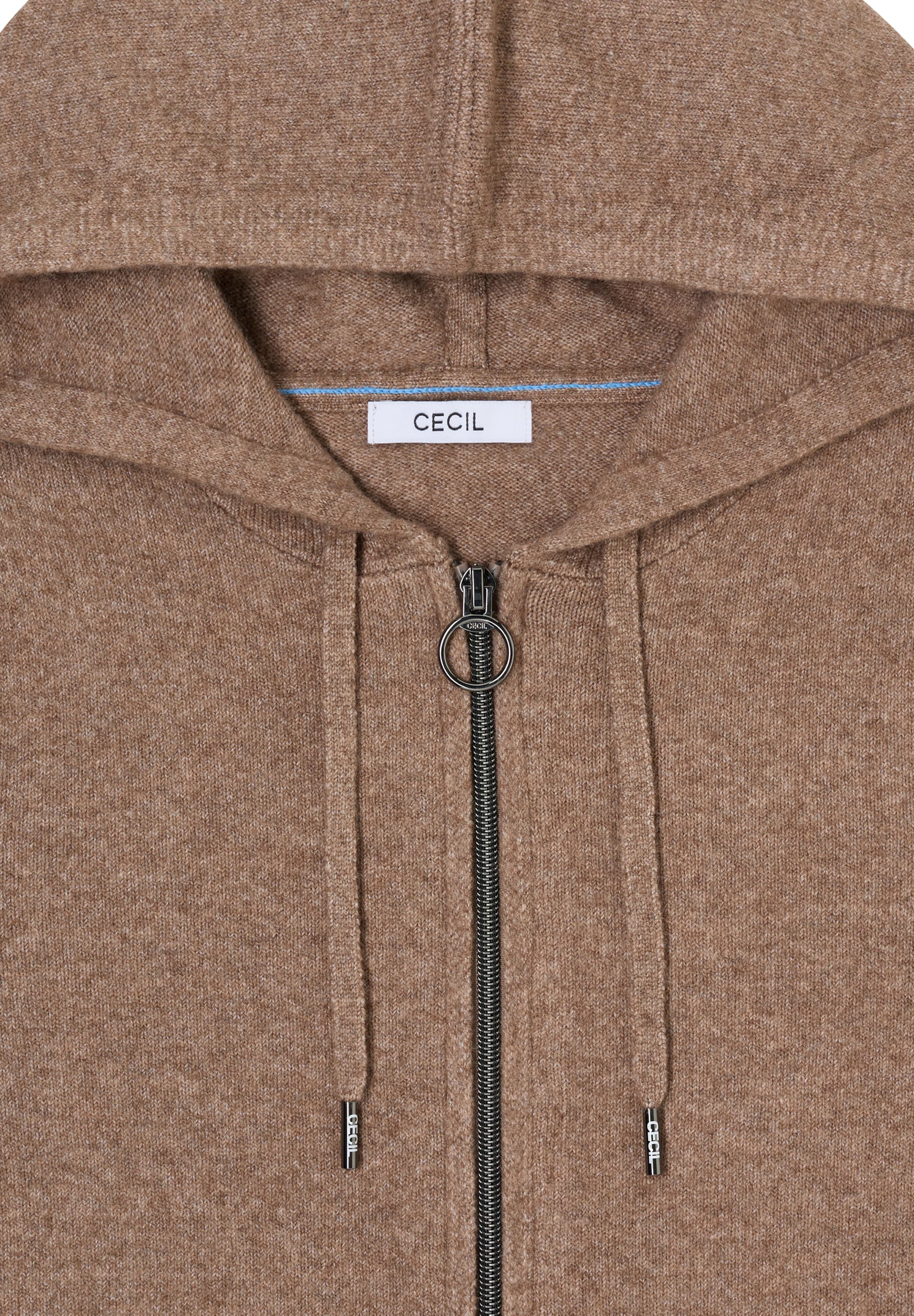 CECIL Knit Cardigan in Brown