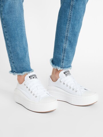 CONVERSE Tenisky 'CHUCK TAYLOR ALL STAR MOVE OX' – bílá