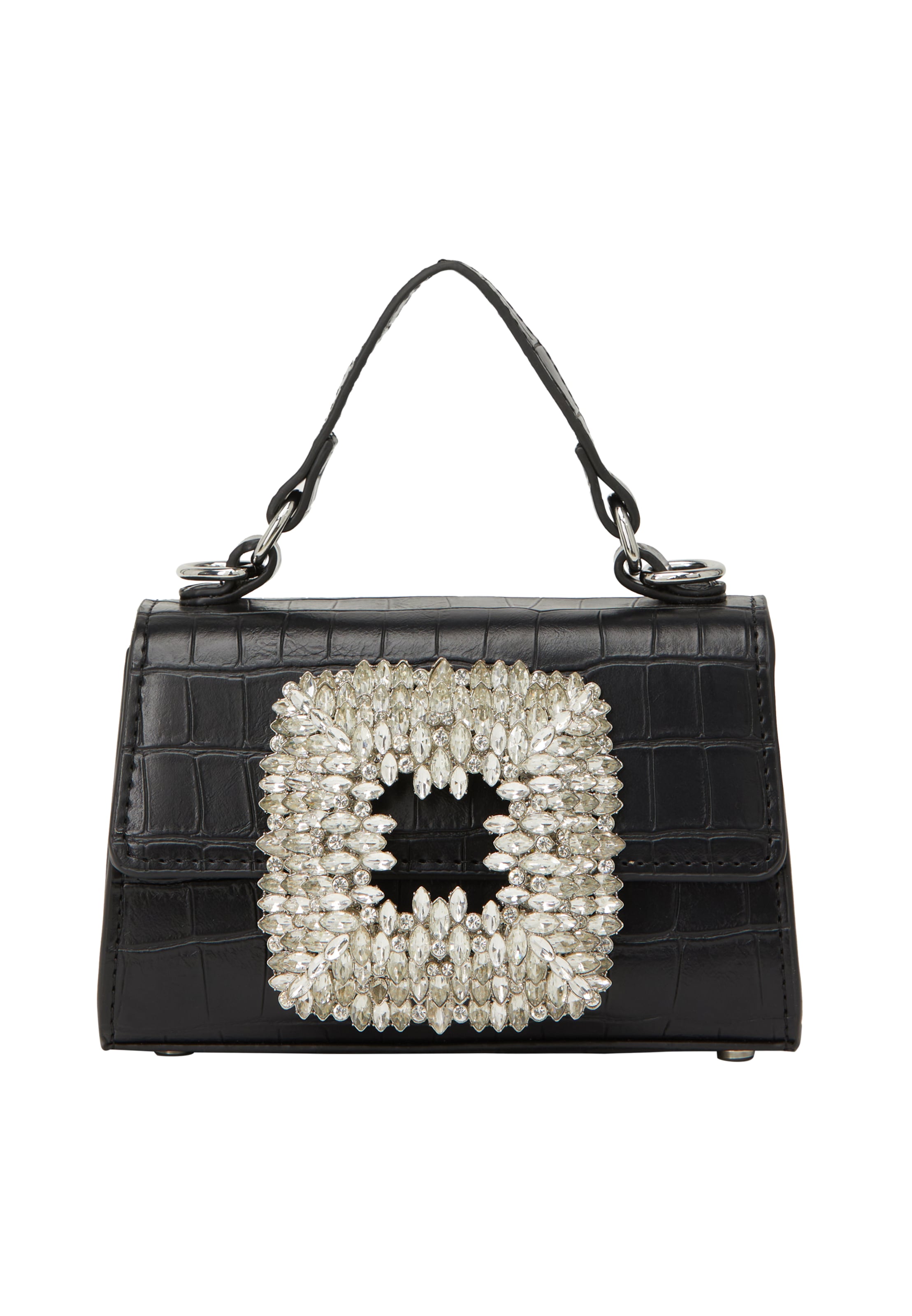 faina Handbag in Black: front