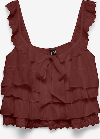 VERO MODA Top 'VMSANDY' in Bruin: voorkant