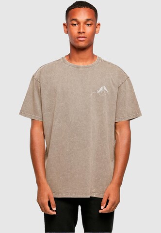 Merchcode Shirt 'Love Birds' in Beige: voorkant