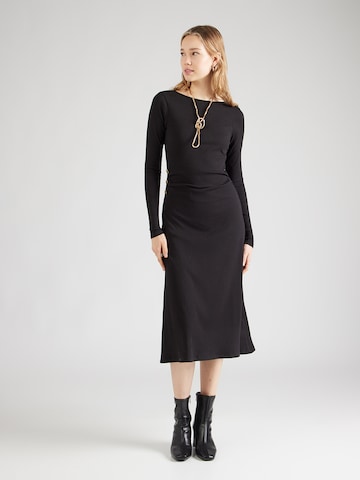 Robe 'Floria' ABOUT YOU en noir : devant