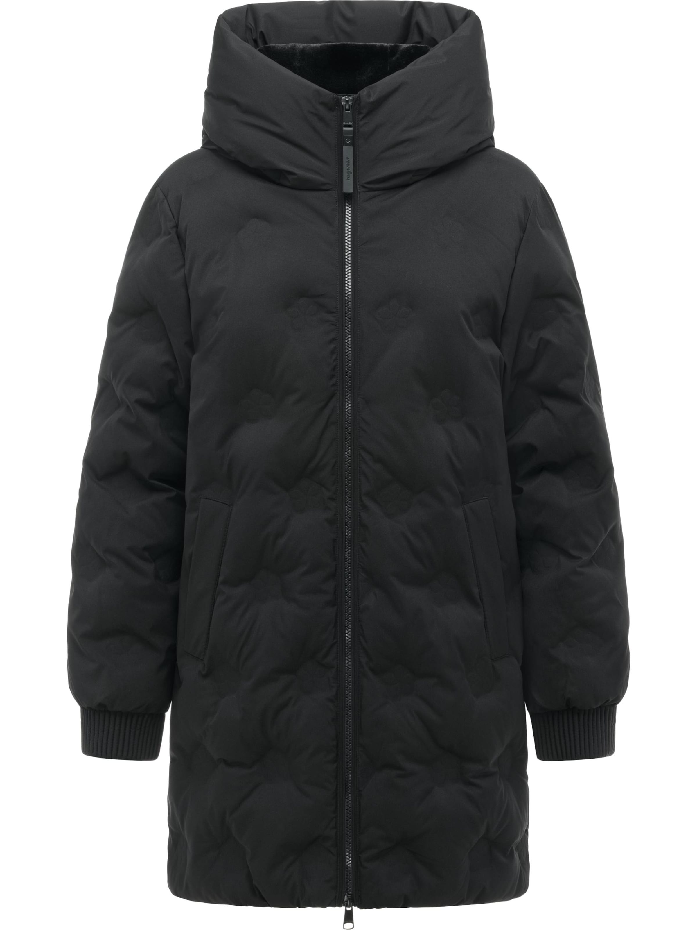 Cappotto invernale 'Noxie' di Ragwear in nero: frontale