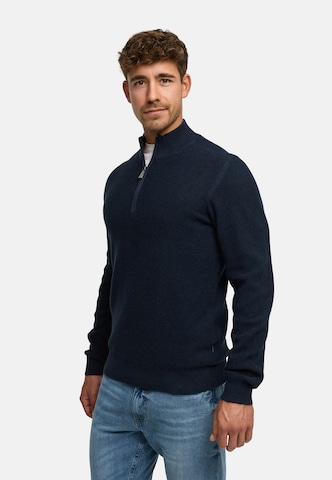 INDICODE JEANS Sweater ' Bull ' in Blue