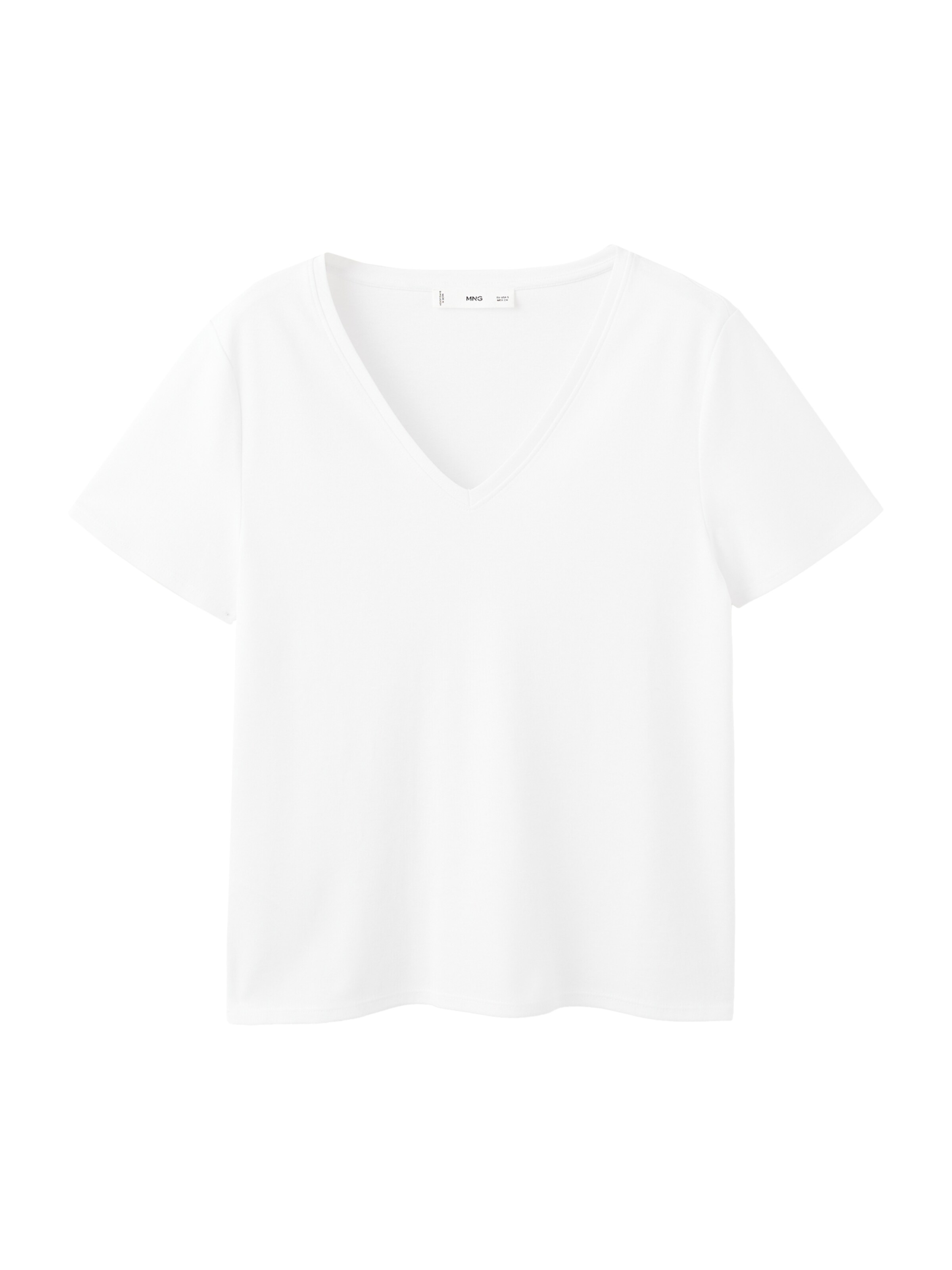 MANGO Shirt 'RITAPI' in Wit: voorkant