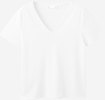 MANGO Shirt 'RITAPI' in Wit: voorkant