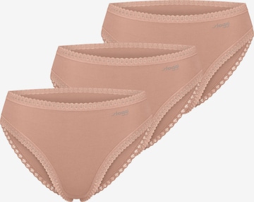 SLOGGI Tai-Slip ' Blue GO Crush ' in Braun: Vorderseite