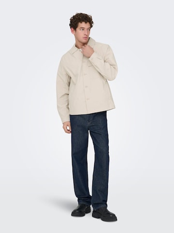 Only & Sons Between-Season Jacket 'ONSGereth' in Grey