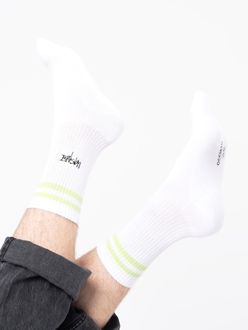 Occulto Athletic Socks 'Gusto' in White