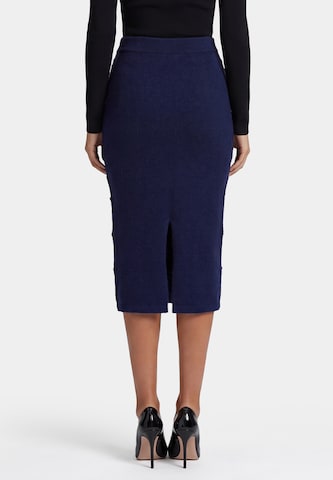 Jupe faina en bleu