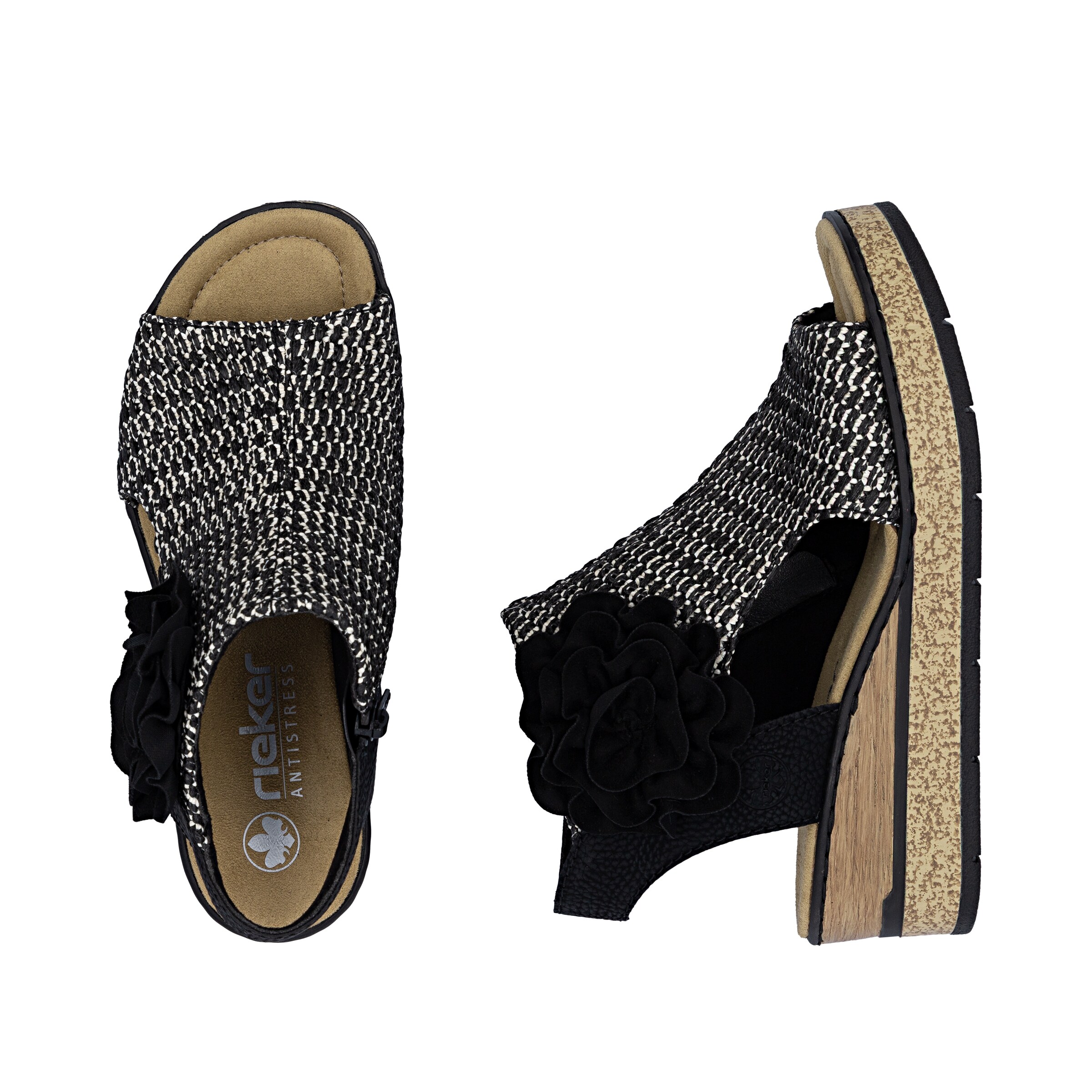 Sandales Rieker en noir