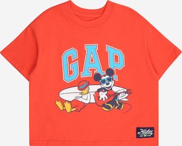 GAP T-Shirt 'DIS MICKEY' in Rot: Vorderseite