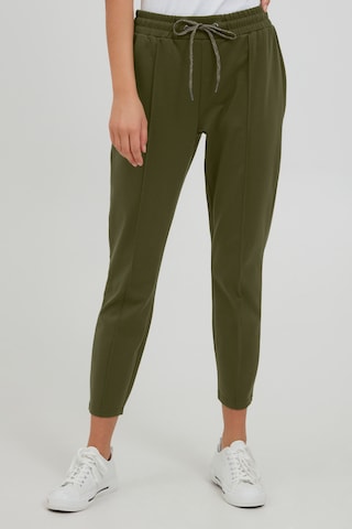 Oxmo Regular Pants in Green: front
