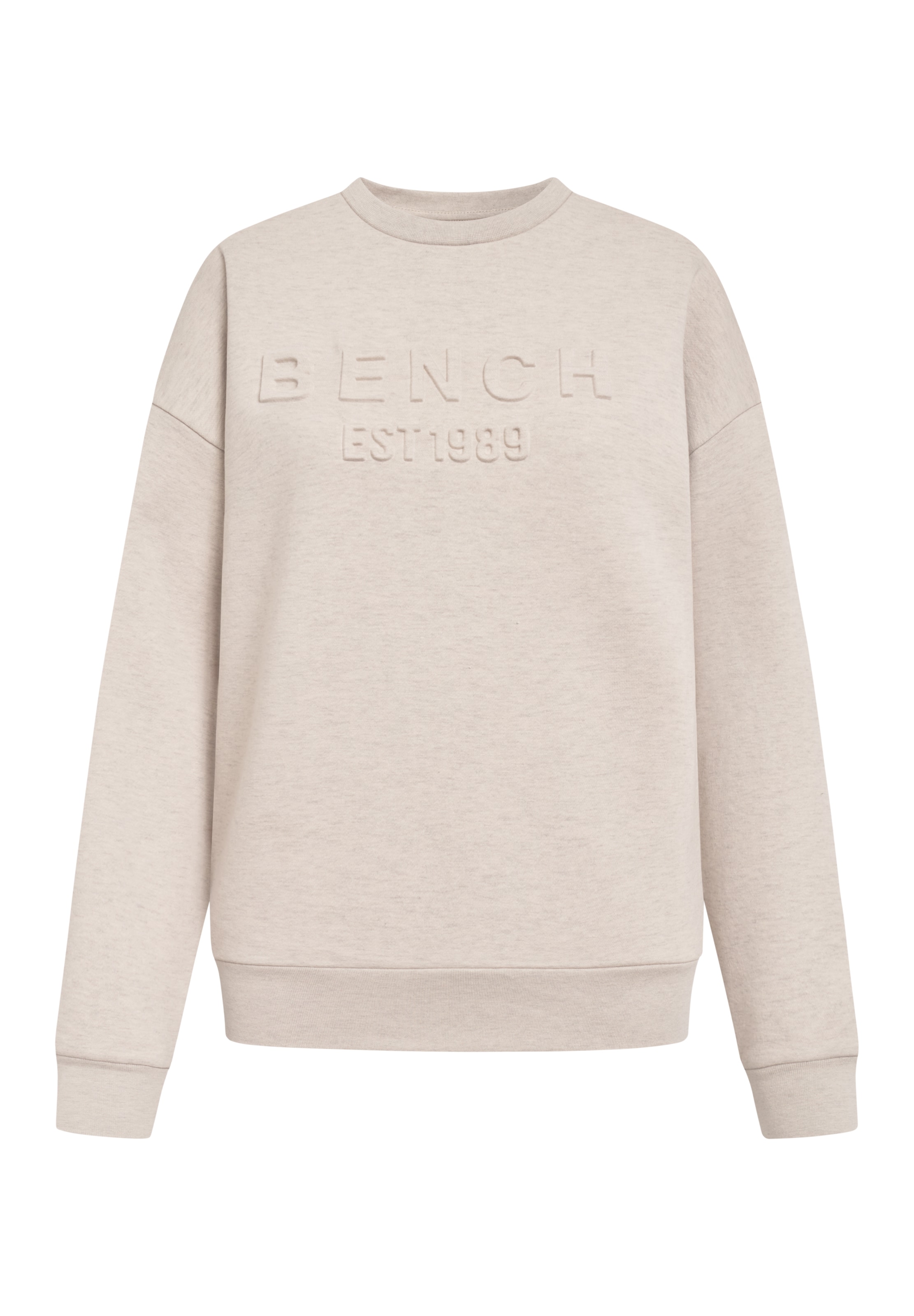 BENCH Sweatshirt in Beige: front