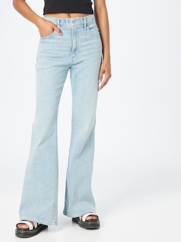 Abercrombie & Fitch Flared Jeans in Blue: front
