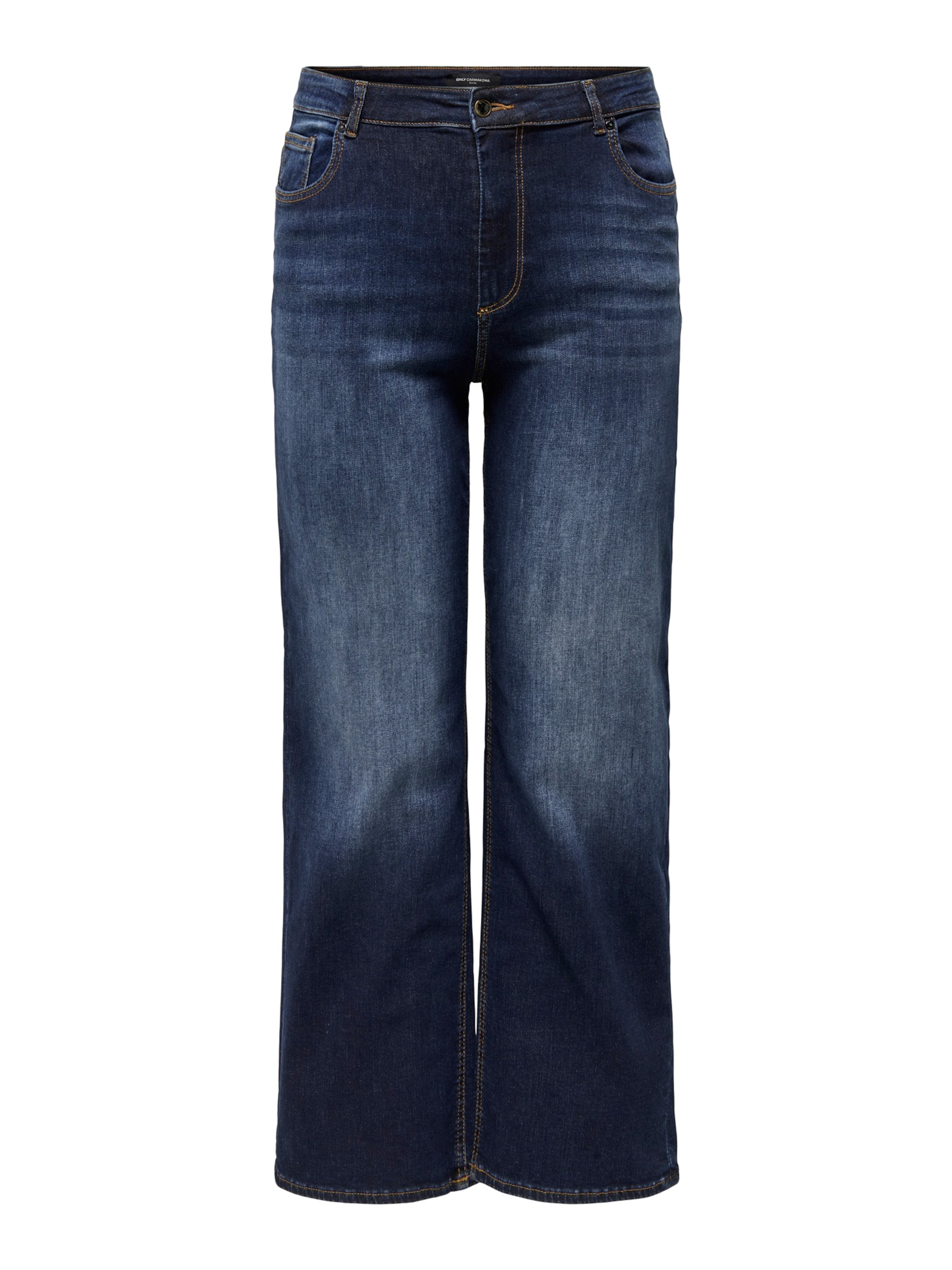 ONLY Carmakoma Wide Leg Jeans 'CARWILLY' i blå: forside