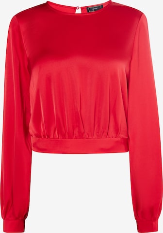 faina - Blusa em vermelho: frente