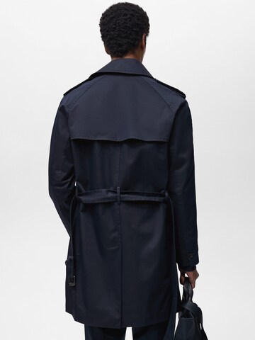 Manteau mi-saison MANGO MAN en bleu