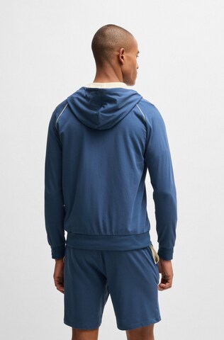 BOSS Zip-Up Hoodie in Blue