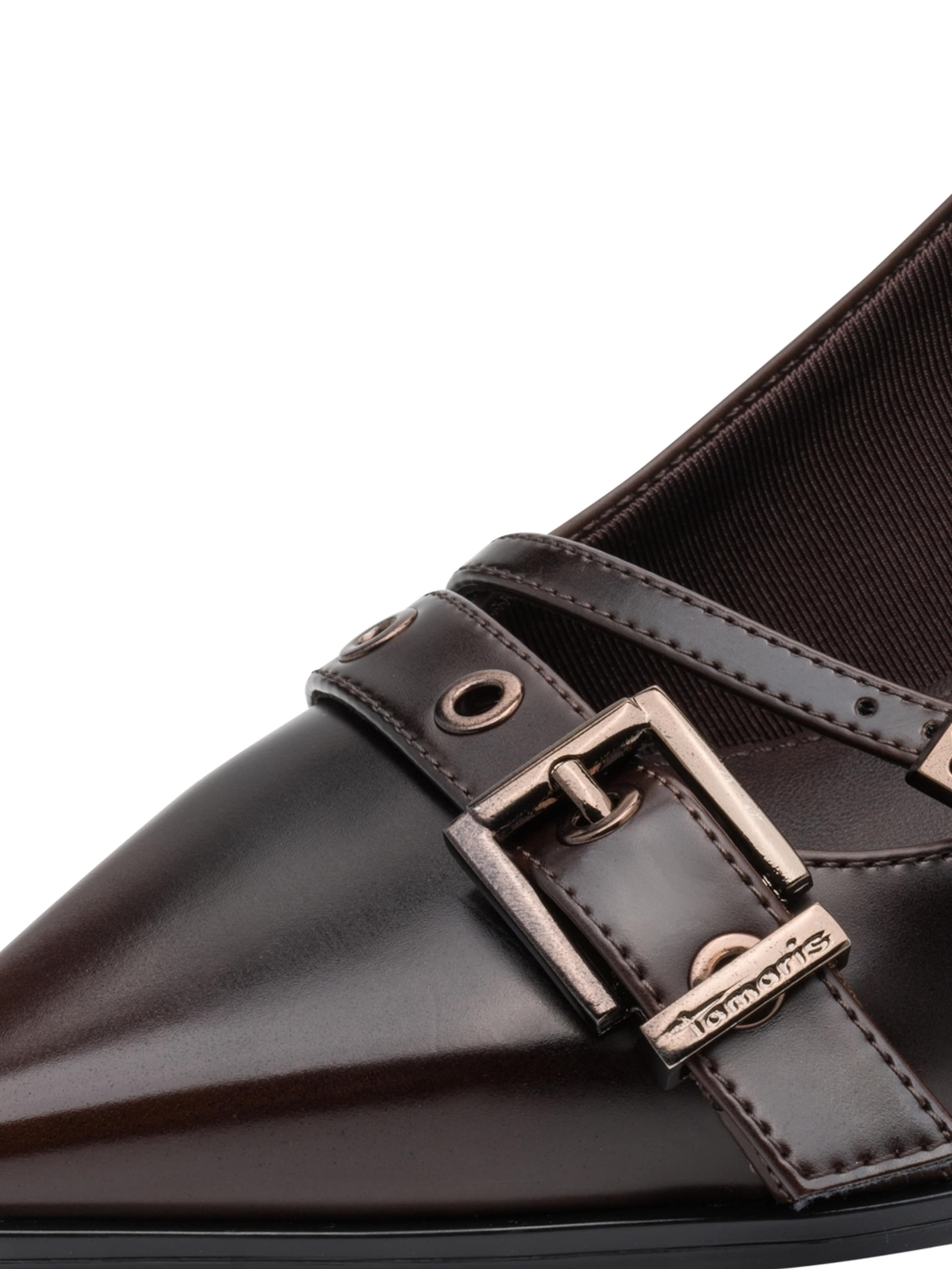 Tamaris Slingback Pumps in Brown