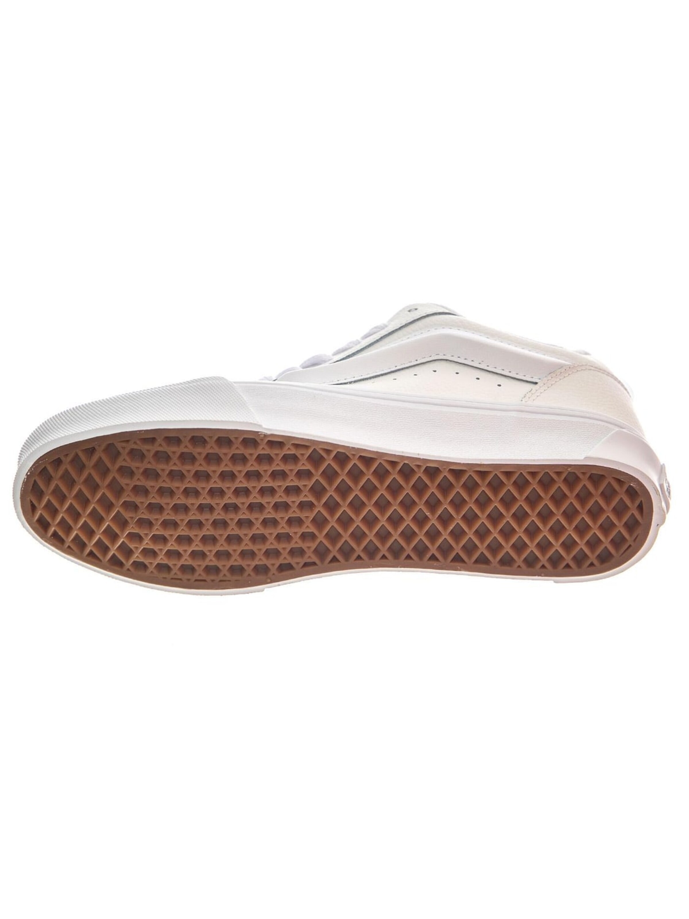 Chaussure de sport à lacets 'Knu School Leather True White' VANS en blanc