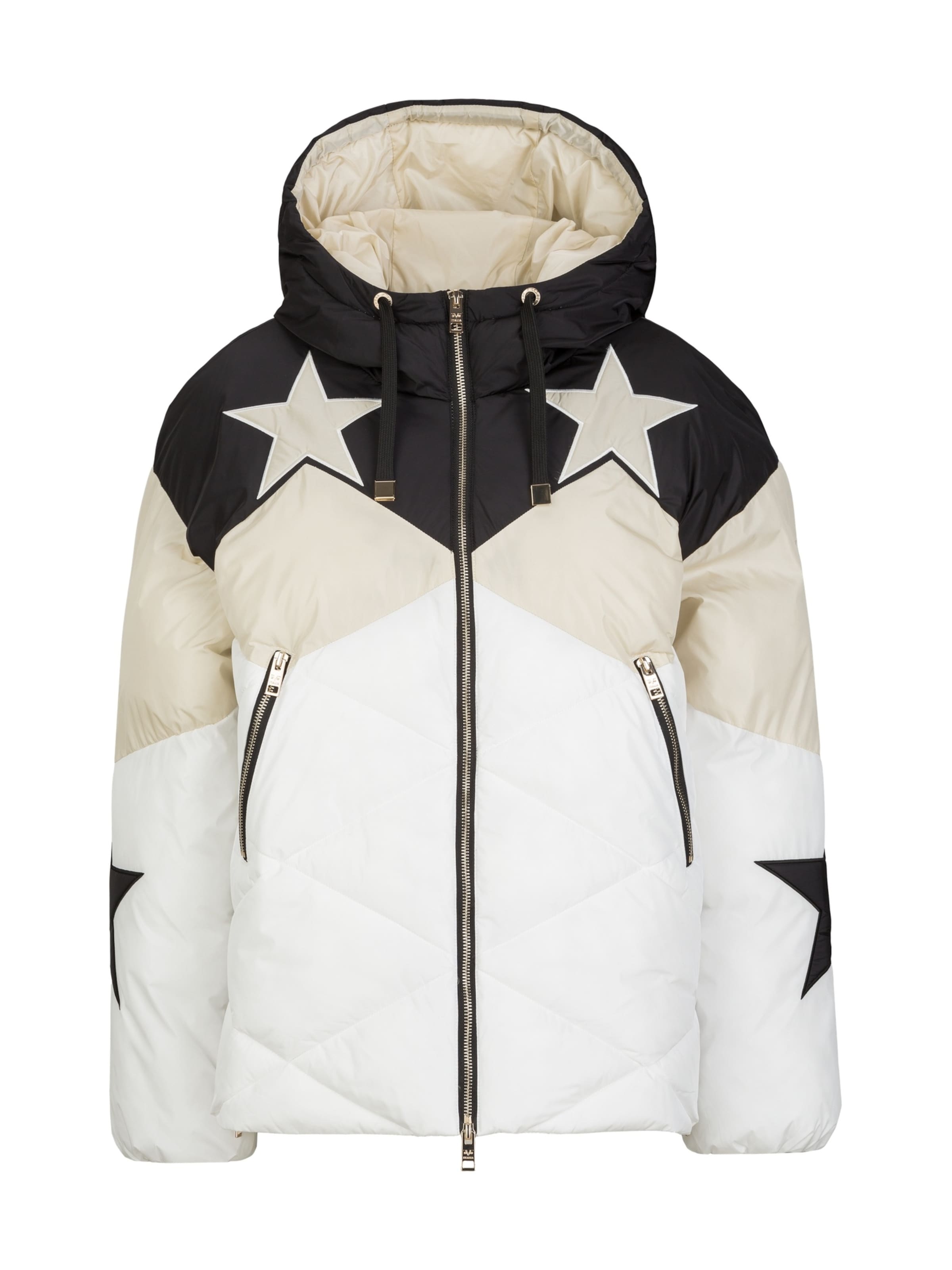 Giacca invernale &#x27;Miriam Wintergames&#x27; di 19V69 ITALIA in bianco: frontale