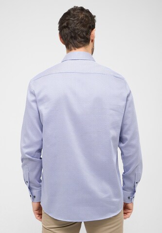 ETERNA Comfort fit Button Up Shirt in Blue