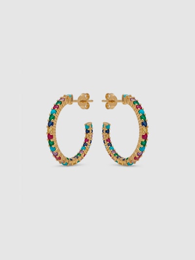 Luxenter Boucles d'oreilles 'Balgil' en One Size en mélange de couleurs, Vue avec produit