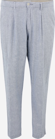 Jack & Jones Plus regular Παντελόνι με τσάκιση 'BILL CAIRO' σε μπλε: μπροστά
