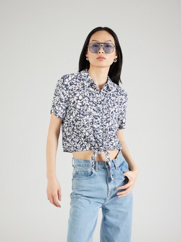 VERO MODA Bluse 'MENNY' in Blau: predná strana