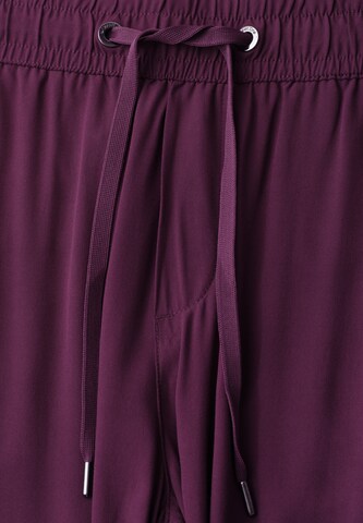 STREET ONE Wide Leg Hose in Lila