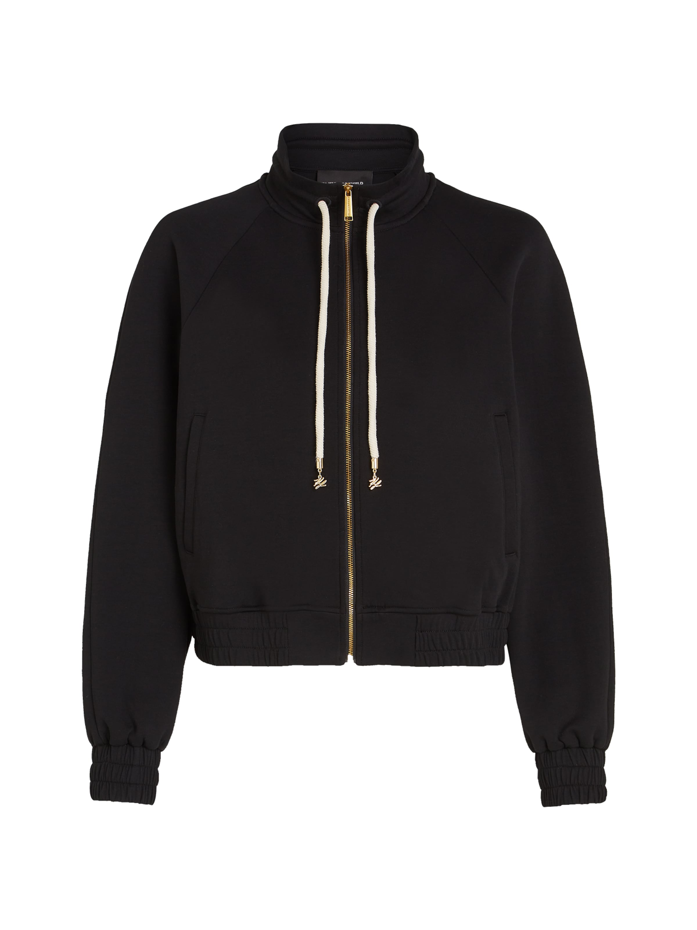 Karl Lagerfeld Sweat jacket in Black: front