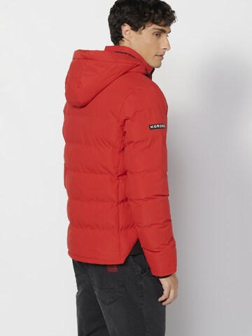 Veste d’hiver KOROSHI en rouge