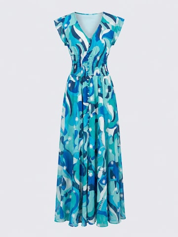 Abito 'Robe Longue Scarlett' di Miss June in blu: frontale