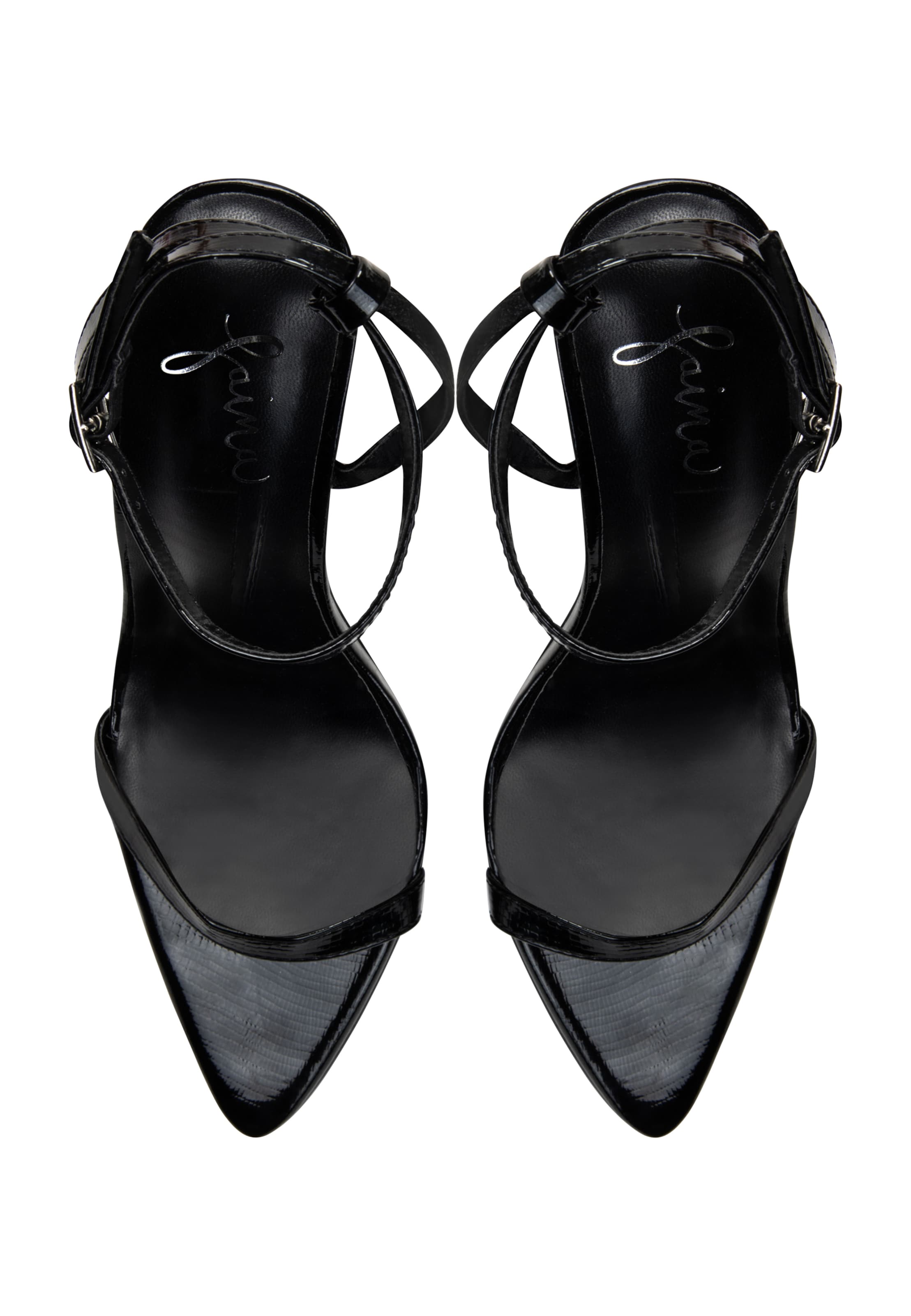 faina Sandále 'Zitha' - Čierna