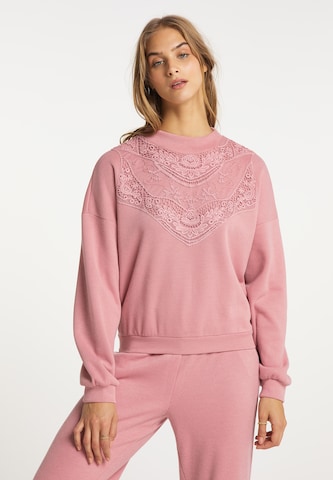 Pullover di IZIA in rosa: frontale