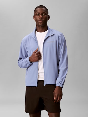 Calvin Klein Sport Sweat jacket in Blue: front