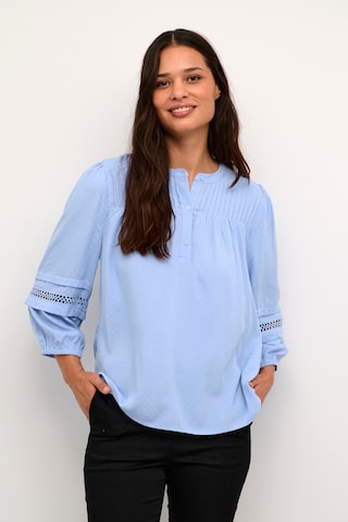 CULTURE Blouse 'Dania' in Blue: front
