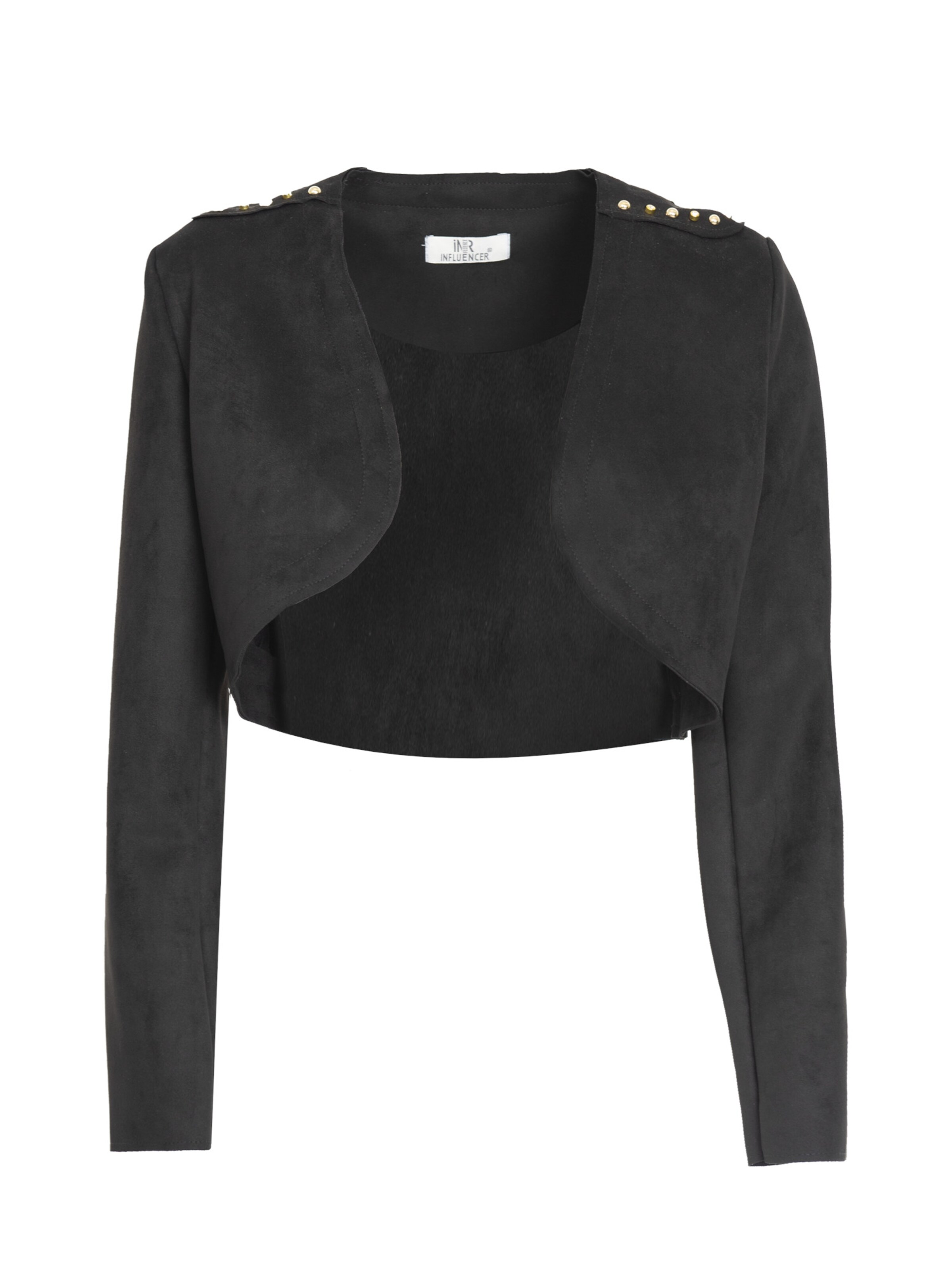 Giacca di mezza stagione di Influencer in nero: frontale