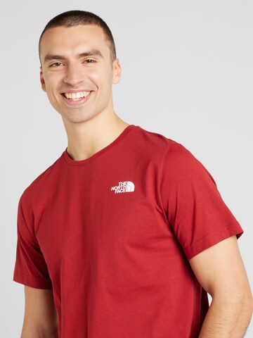 THE NORTH FACE - Camisa 'REDBOX' em vermelho