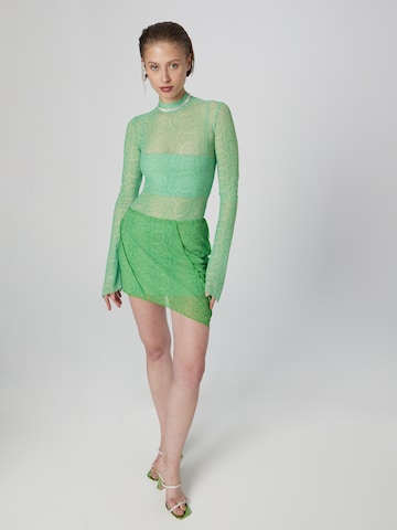 VIERVIER Skirt 'Romy' in Green