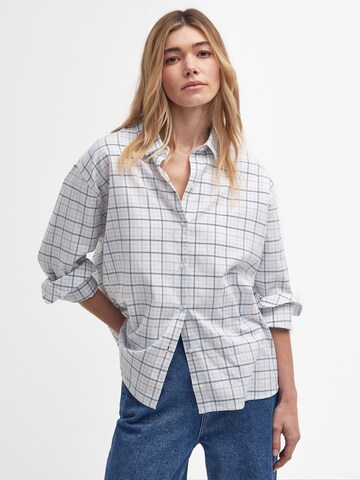 Barbour Blouse in Wit: voorkant