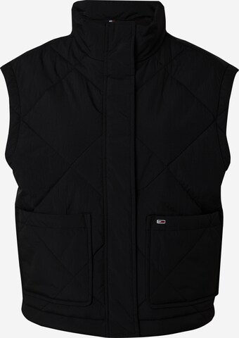 Tommy Jeans Vest 'DIAMOND', värv must: eest vaates