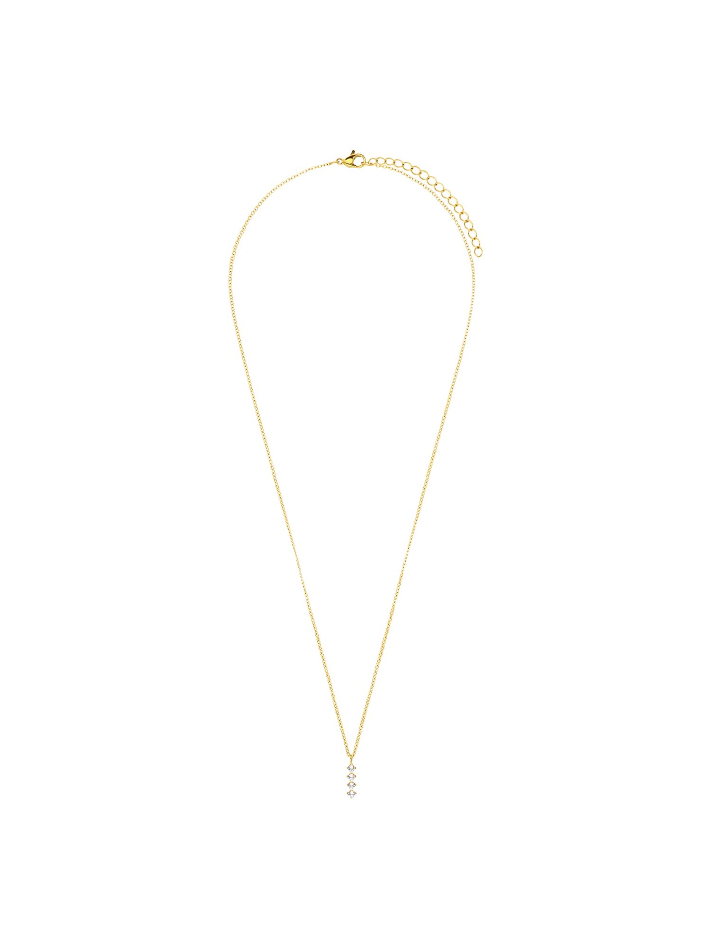 Lucardi Ketting 'Chic' in Goud: voorkant