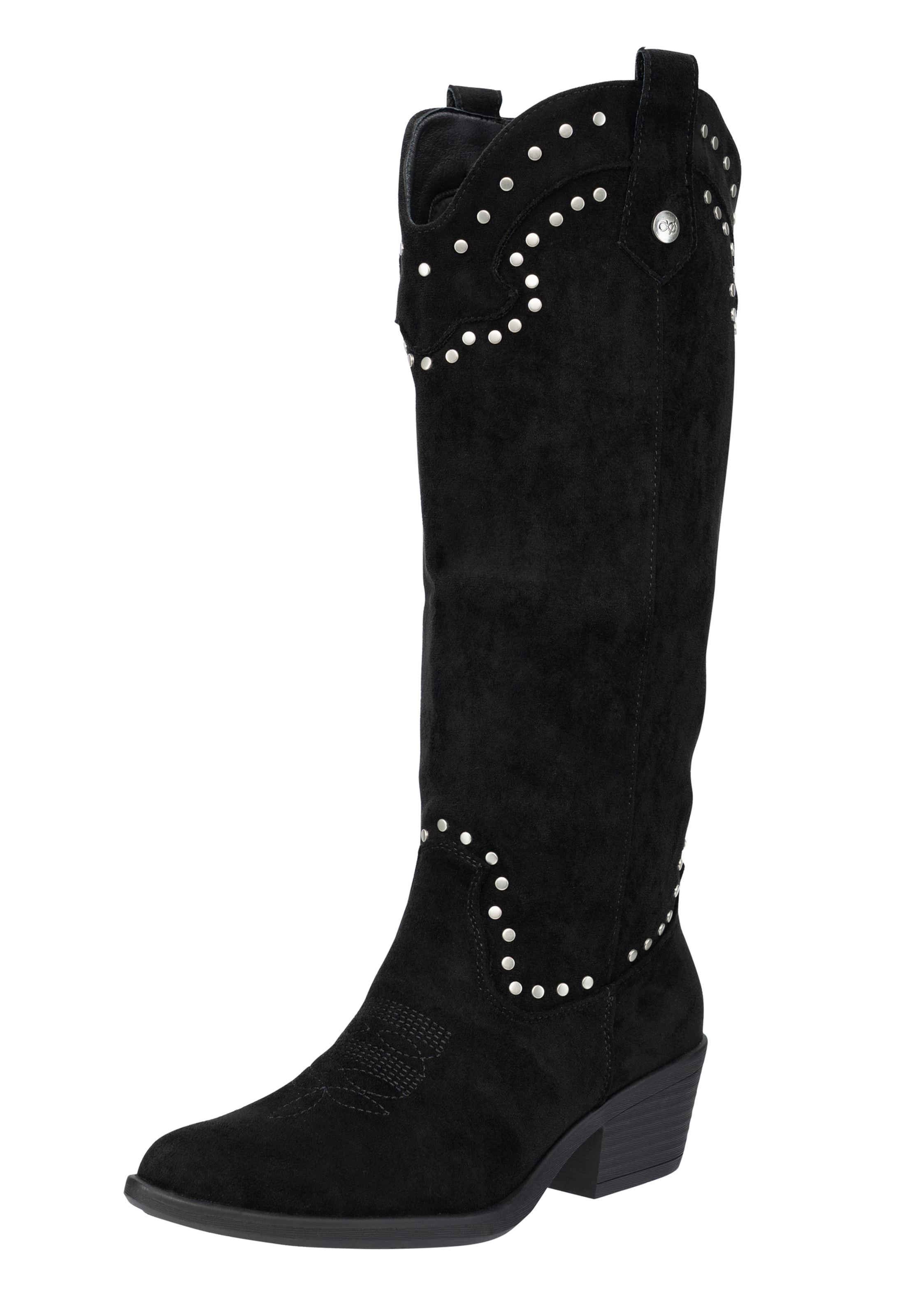 Bottes de cowboy Salinyang en noir : devant