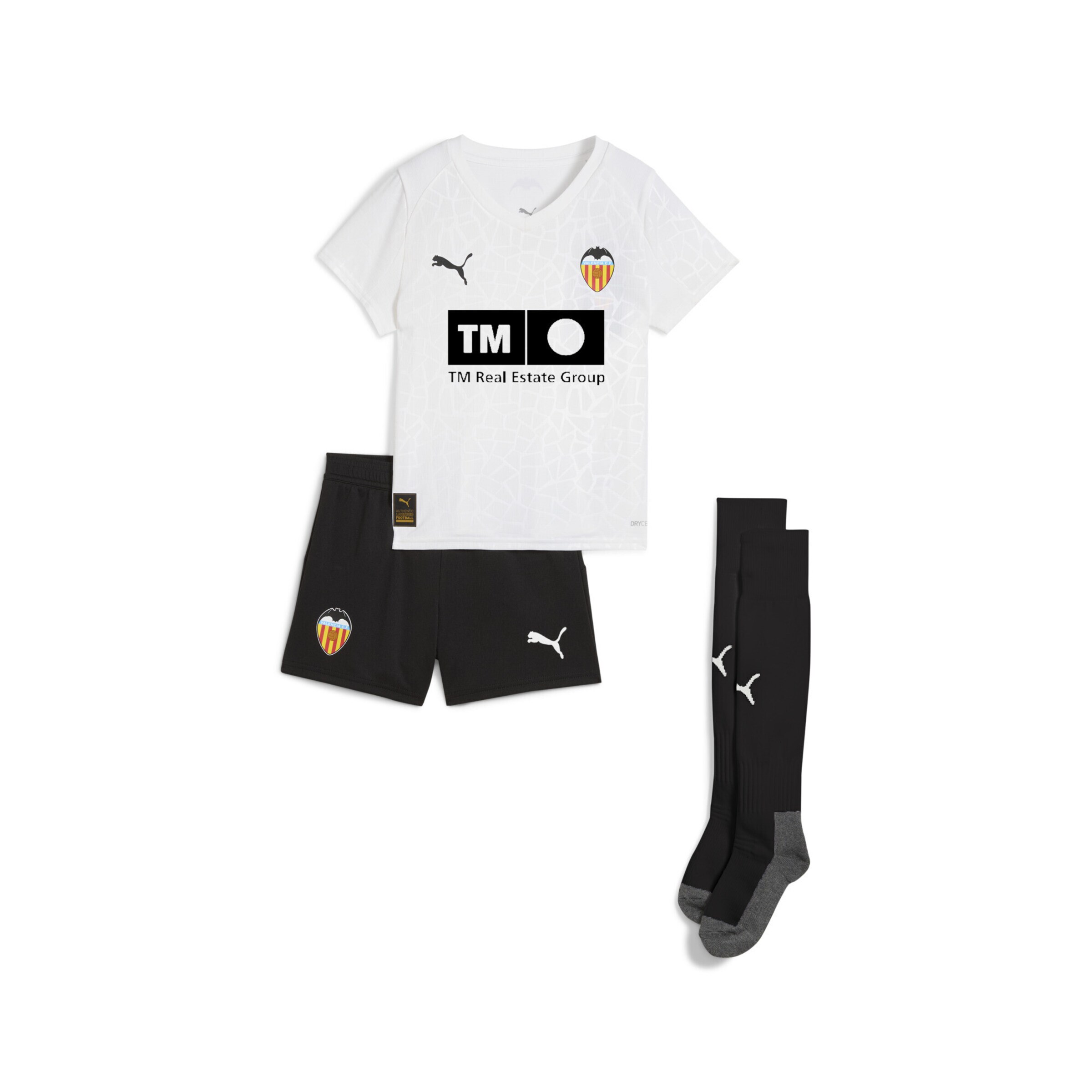 PUMA Trainingsanzug 'Valencia CF 25/26 Heimtrikot' in Schwarz: Vorderseite