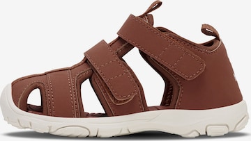Hummel Sandals & Slippers in Brown: front