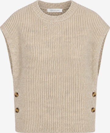 Gilet in maglia di SASSYCLASSY in grigio: frontale