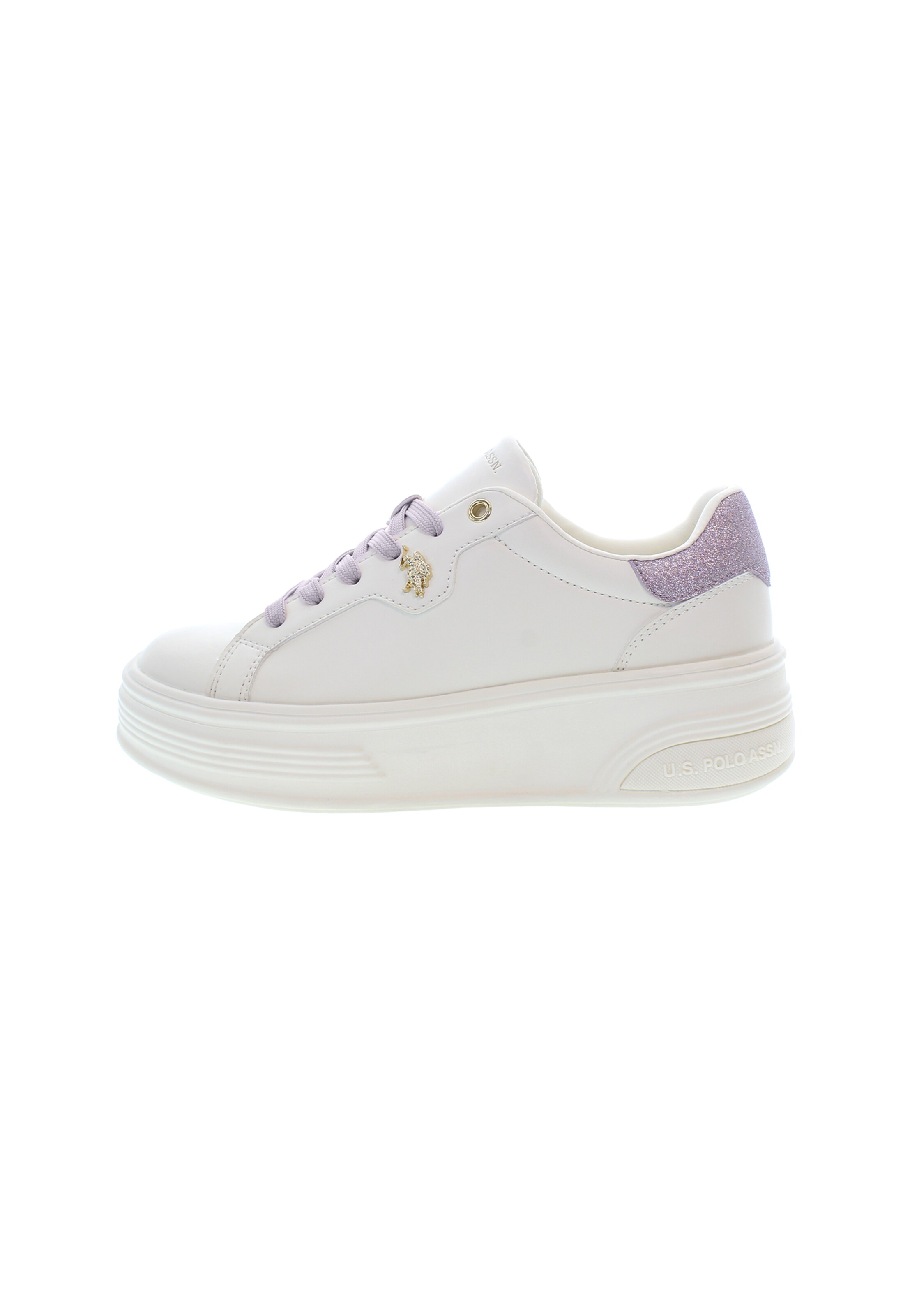 Sneaker bassa di U.S. POLO ASSN. in bianco: frontale